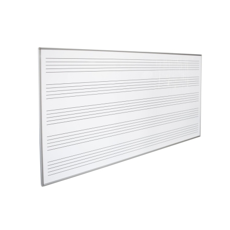 MUSIC WHITE BOARD ALUMINIUM FRAME
