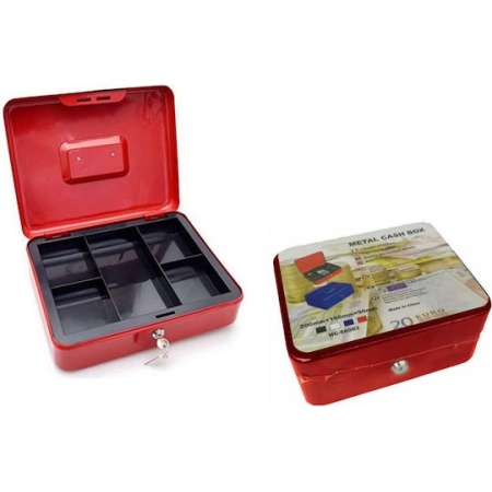 CASH BOX W/KEY LOCK 12 30.5X24X9.5CM"
